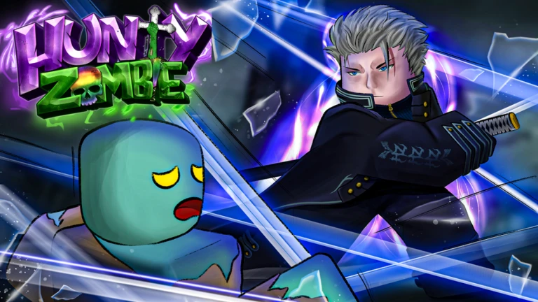 A screenshot showing where to enter codes in Hunty Zombie